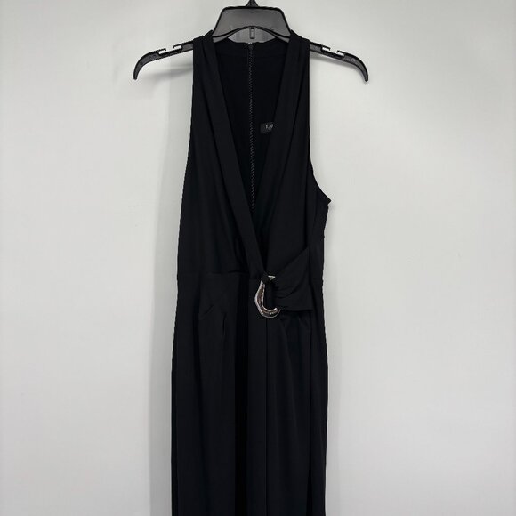 Lauren Ralph Lauren Pants - LAUREN Ralph Lauren Womens Classic Accent Belted Wrap Jumpsuit Black Sze 10 NWOT